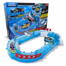 Desafio Ataque Do Tubarão Brinquedo Com Super Lanchas Micro Boats Castela