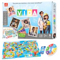 Desafio Da Vida Jogo Educativo De Madeira 2 a 6 Jogadores