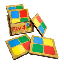 Desafio Raciocínio Lógico Elo 4 Brinquedo Educativo Madeira Maninho 7 anos