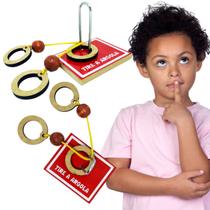 Desafio Tire a Argola Brinquedo Educativo e Divertido em MDF