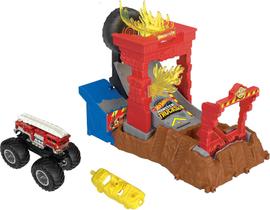 Desafio Toy Hot Wheels Arena Smashers 5-Alarm Fire Crash