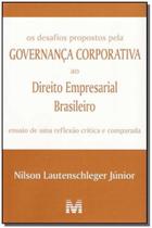 Desafios Propostos pela Governça Corporativa ao Direito Empresarial Brasileiro, Os - MALHEIROS EDITORES