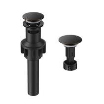 Desagüe para lavatório de banheiro Hurran com sistema pop-up, acabamento bronze escovado Desagüe para lavatório de banheiro Hurran com sistema pop-up, acabamento bronze escovado