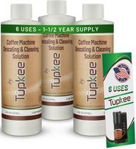 Descalcificador para máquina de café Tupkee 8 fl oz - 3 pacotes (6 usos) Descalcificador para máquina de café Tupkee 8 fl oz - 3 pacotes (6 usos)