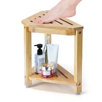 Descanso de banho para pés Boulphia Bamboo, 35 cm, impermeável
