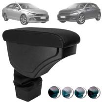 Descanso De Braço Preto Linha Cinza Encosto Polo Virtus 2018 Até 2021