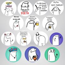 Descanso De Copo Flork Bento Meme Personalizado Emborrachado - Dino's