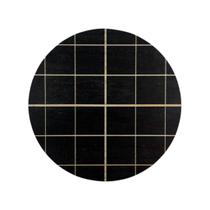 Descanso de Panela Apoio de mesa Pinus Quadriculado Preto Descanso de Panela Apoio de mesa Pinus Quadriculado Preto