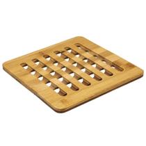Descanso De Panela Bambu Quadrado 15cm