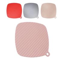Descanso de panela de silicone colors rosa ou vermelho - FWB