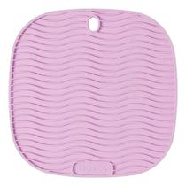 Descanso De Panela Silicone 17x17cm Rosa Antitérmico Descanso De Panela Silicone 17x17cm Rosa Antitérmico