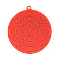 Descanso de Panela silicone atóxico antiaderente redondo térmico dupla face até 240C 19cm