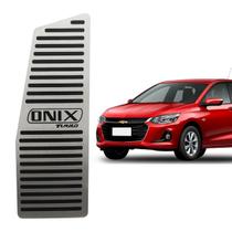 Descanso De Pé Aço Inox Escovado GM Onix Hatch Plus Sedan 2020/2024 Descanso De Pé Aço Inox Escovado GM Onix Hatch Plus Sedan 2020/2024