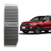 Descanso De Pé Aço Inox Escovado VW T-CROSS 2019 a 2024