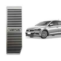 Descanso De Pé Aço Inox Escovado VW Virtus 2017 2018 2019 2020 A 2022 Descanso De Pé Aço Inox Escovado VW Virtus 2017 2018 2019 2020 A 2022