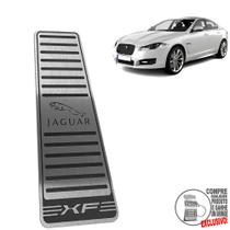 Descanso De Pé Aço Inox Jaguar XF 2008 A 2021 Preto