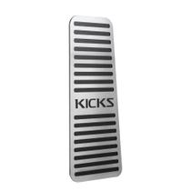 Descanso de pé aço inox Nissan Kicks Descanso de pé aço inox Nissan Kicks