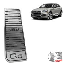 Descanso de Pé Aço Inox Preto Audi Q5 2018 A 2021