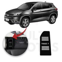 Descanso de Pé CAOA CHERY TIGGO 7 19 a 22 Aço Escovado Preto
