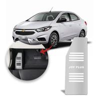 Descanso de Pé Chevrolet Joy Plus 20 a 21 Aço Escovado Prata