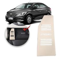 Descanso de Pé Chevrolet Prisma 2013 a 2019 Escovado Prata
