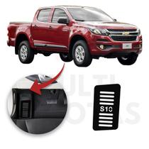 Descanso de Pé CHEVROLET S10 2017 a 2022 Aço Escovado Preto Descanso de Pé CHEVROLET S10 2017 a 2022 Aço Escovado Preto