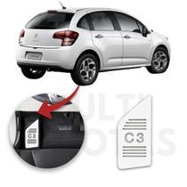 Descanso de Pé CITROEN C3 2013 a 2021 Aço Escovado Prata Descanso de Pé CITROEN C3 2013 a 2021 Aço Escovado Prata
