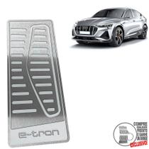 Descanso De Pé Em Aço Inox Audi E-Tron Prata