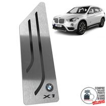 Descanso De Pé Em Aço Inox Bmw X1 2016 a 2020 Preto