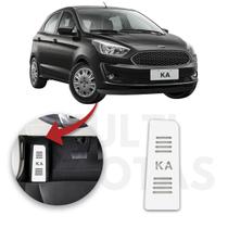 Descanso de Pé FORD KA 2015 a 2021 Aço Escovado Prata