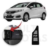 Descanso de Pé HONDA NEW FIT 2015 a 2021 Aço Escovado Preto