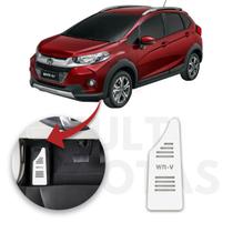 Descanso de Pé HONDA WR-V 2016 a 2022 Aço Escovado Prata
