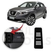 Descanso De Pé Nissan Kicks 2017 A 2022 Aço Escovado Preto