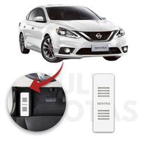 Descanso de Pé NISSAN SENTRA 2017 a 2020 Aço Escovado Prata