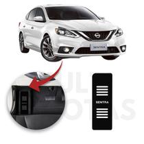 Descanso de Pé NISSAN SENTRA 2017 a 2020 Aço Escovado Preto
