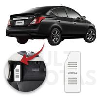 Descanso de Pé NISSAN VERSA 2016 a 2020 Aço Escovado Prata