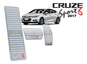 Descanso De Pé + Pedaleira Cruze Sport6 2017 A 2020 Prata