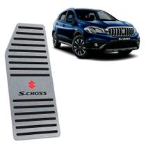 Descanso De Pé Suzuki S-cross 2017/2019 Aço Inox Preto