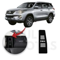 Descanso de Pé TOYOTA SW4 2016 a 2021 Aço Escovado Preto