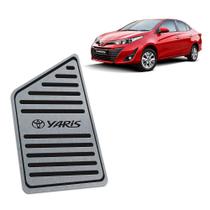 Descanso De Pé Toyota Yaris 2018 2019 Aço Inox Preto