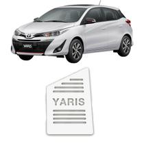 Descanso de Pé TOYOTA YARIS 2019 2022 Aço Escovado Prata