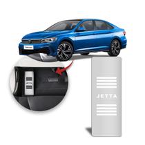 Descanso de Pé Volkswagen Jetta 19 a 21 Aço Escovado Prata