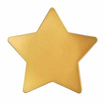 Descanso De Prato Em Formato De Estrela Ouro - 1 UN - Cromus: 1690934 Único