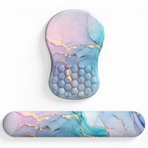 Descanso de pulso, mouse pad e mousepad, conjunto de suporte de pulso e uplas