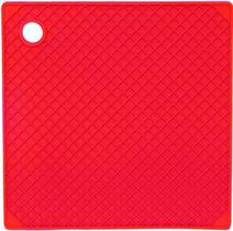 Descanso Panela Silicone Vermelho 18x18 cm Mimo SN13282