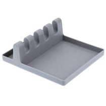 Descanso Para UtensÍLios PlÁStico 14 X 12 Cm Cinza 6269 Weck