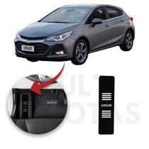 Descanso Pé CHEVROLET CRUZE 2017 a 2021 Aço Escovado Preto