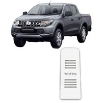 Descanso Pé MITSUBISHI L200 TRITON 17 22 Aço Escovado Prata