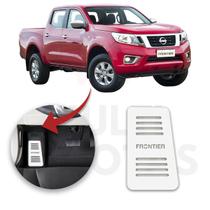 Descanso Pé NISSAN FRONTIER 2017 a 2022 Aço Escovado Prata Descanso Pé NISSAN FRONTIER 2017 a 2022 Aço Escovado Prata