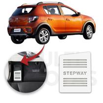 Descanso Pé RENAULT STEPWAY 2014 a 2021 Aço Escovado Prata